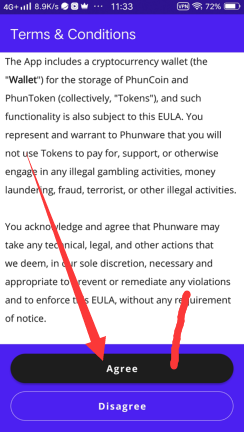 PhunToken：创建钱包后可得30币，推荐1人奖励5币，每24小时签到1次大约奖励5币  第2张