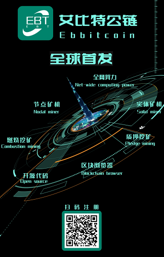 艾比特EBT：绑定波场TRC钱包地址赠送30M算力，总算力达到30万M开始挖矿！  第1张