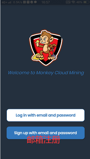 Monkey Cloud Mining【MOK】，手机挖掘程序，每 24 小时赚取 1000 MOK 代币！  第1张
