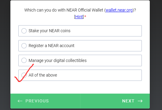 CoinMarketCap联合NEAR Protocol空投价值400,000美金的NEAR代币，参与者完成任务将有机会胜出获得价值10$的NEAR代币奖励。  第11张
