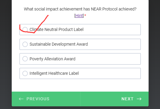 CoinMarketCap联合NEAR Protocol空投价值400,000美金的NEAR代币，参与者完成任务将有机会胜出获得价值10$的NEAR代币奖励。  第9张