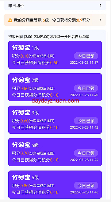 聚享汇：每天领1.3元低保，利分宝模式  第2张