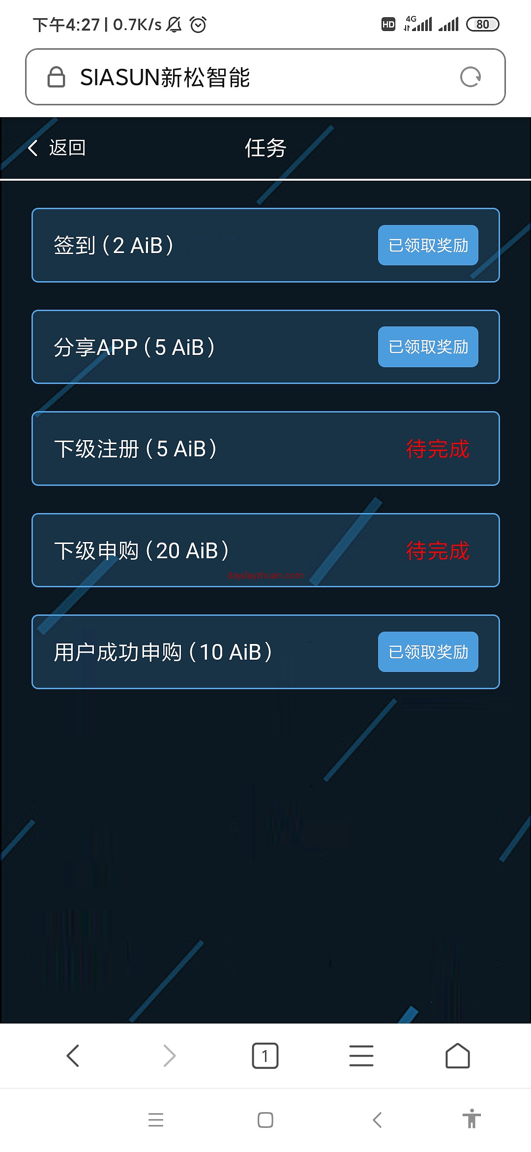 新松智能-分红，每天静态分红2.7元，无需实名。五元起提现  第4张