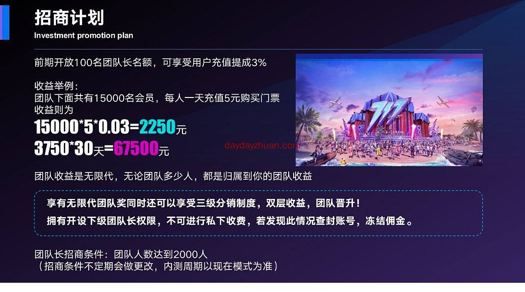 掌趣电竞:一局王者吃鸡赚4.5元，三级收益+无限代收益  第1张